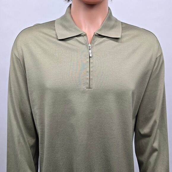 NWOT Visconti Sport Half / Quarter Zip Polo Sweater Made in Italy Men XXL 2XL - Picture 5 of 13